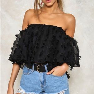 Nasty Gal OTS Blouse